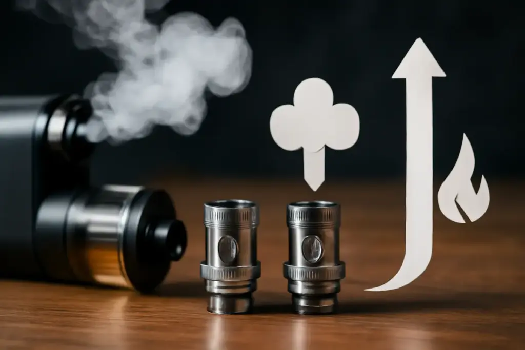 Resistenze per e-cig: quale valore scegliere se vuoi più vapore o più aroma