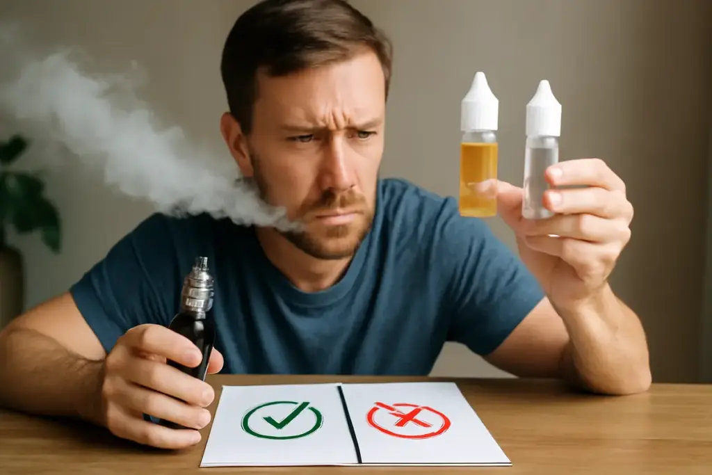 Qual è la differenza tra liquidi con sali di nicotina e nicotina standard? Pro e contro che non ti aspetti