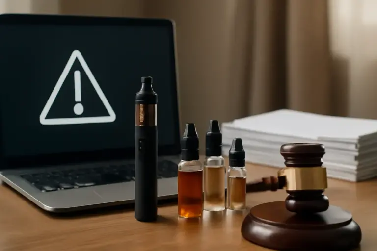 Obblighi legali per la vendita di liquidi da svapo online: come non rischiare sanzioni